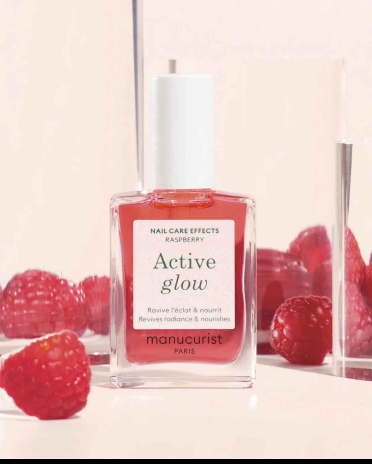 Manucurist Active Glow Tırnak Bakım Ojesi - Raspberry