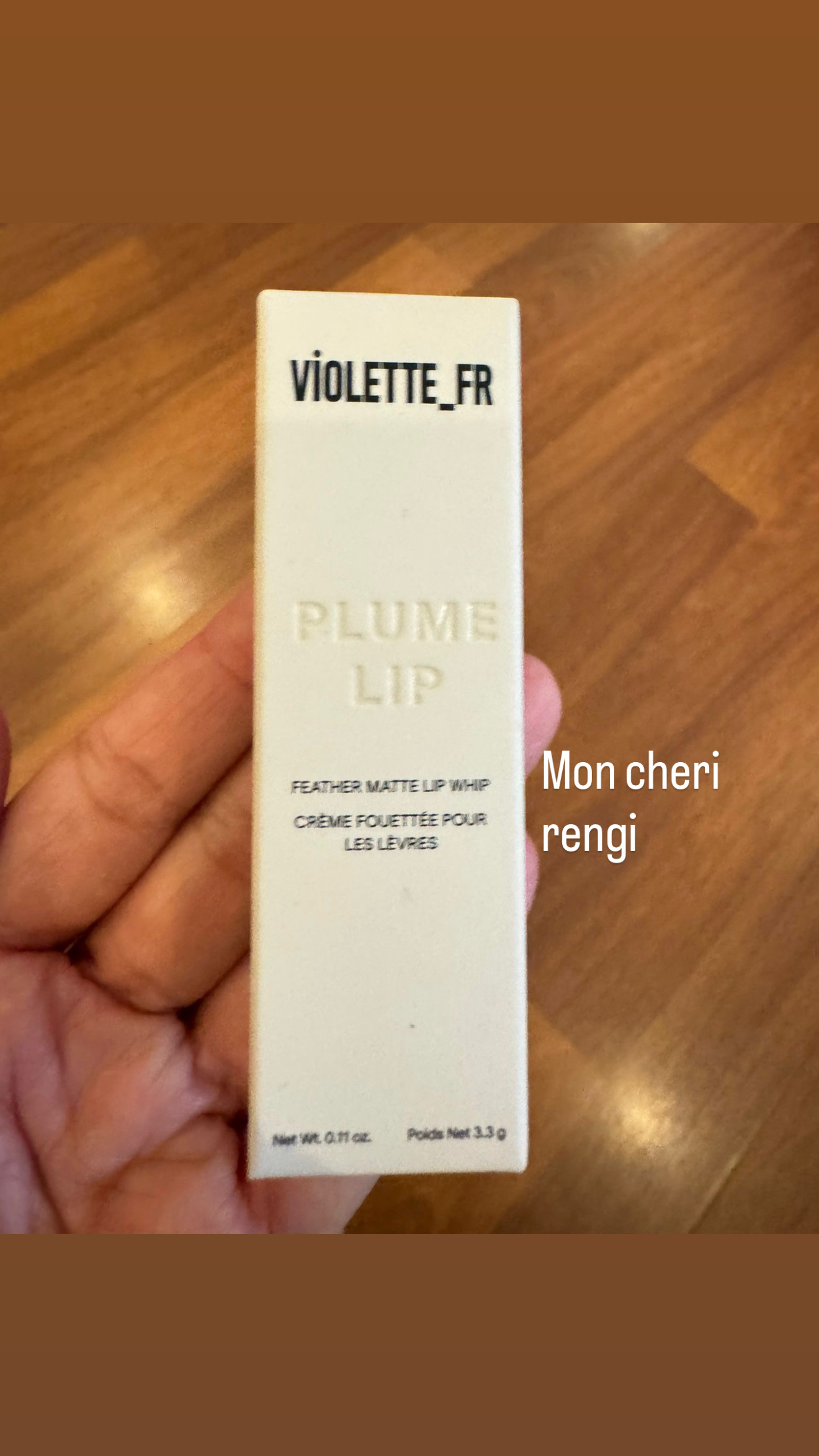 VIOLETTE_FR Plume Lip Mat Ruj - Mon Cheri