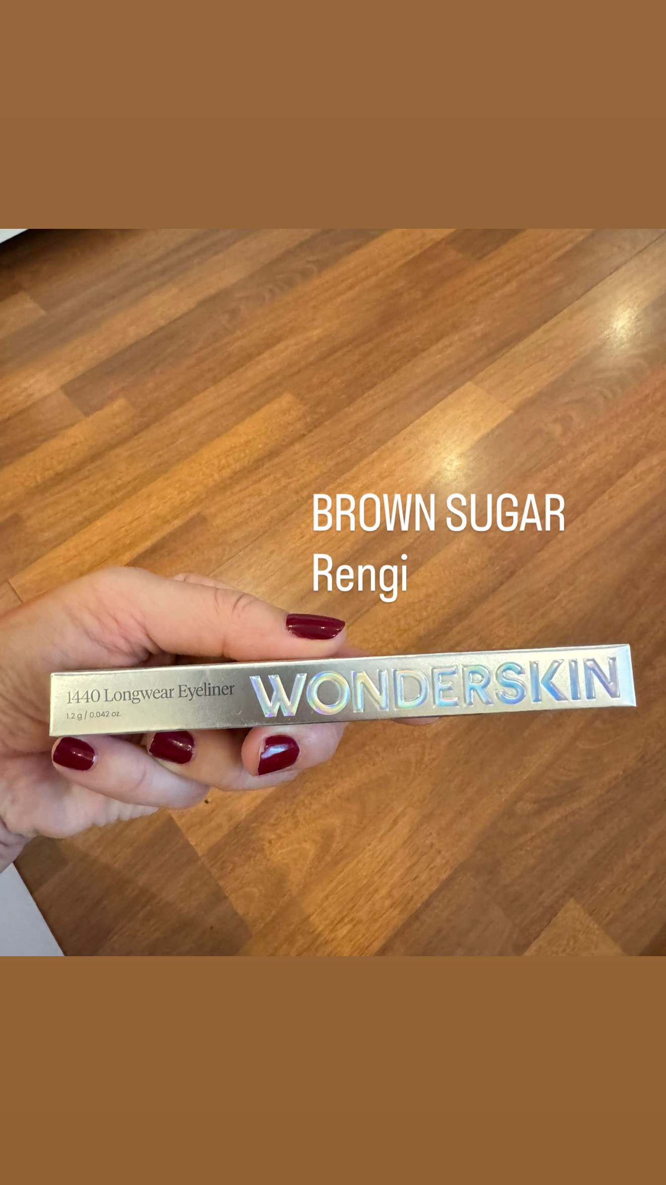 WONDERSKIN 1440 Uzun Süre Kalıcı Eyeliner - Brown Sugar