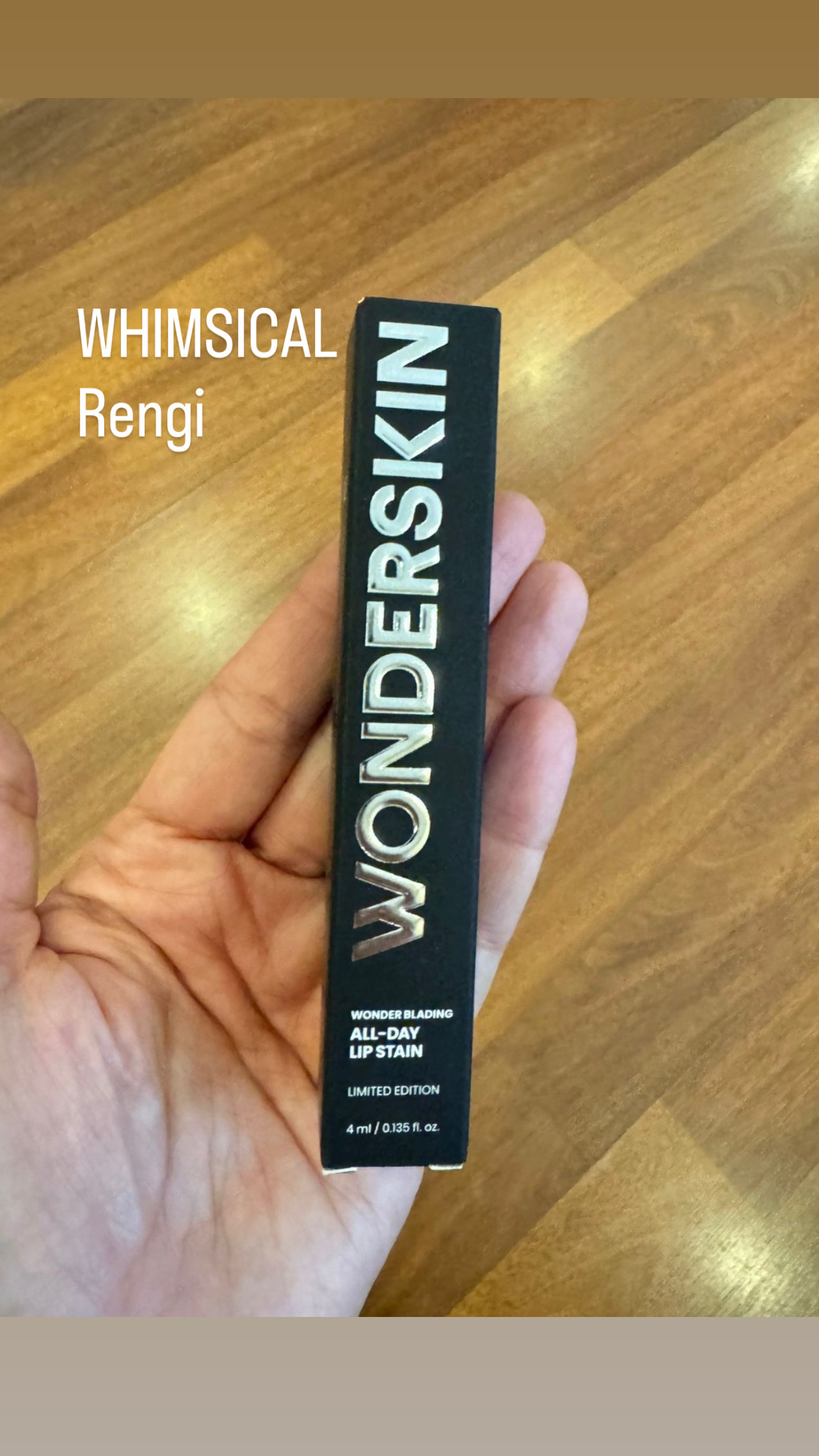 WONDERSKIN Wonder Blading Lip Stain Limited Edition Whimsical Rengi