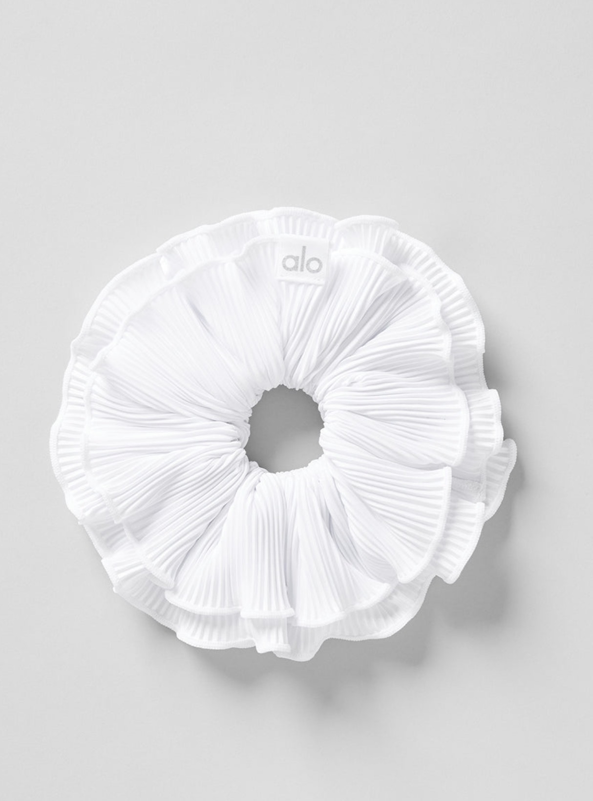 Alo Yoga Pileli Saç Tokası - Beyaz