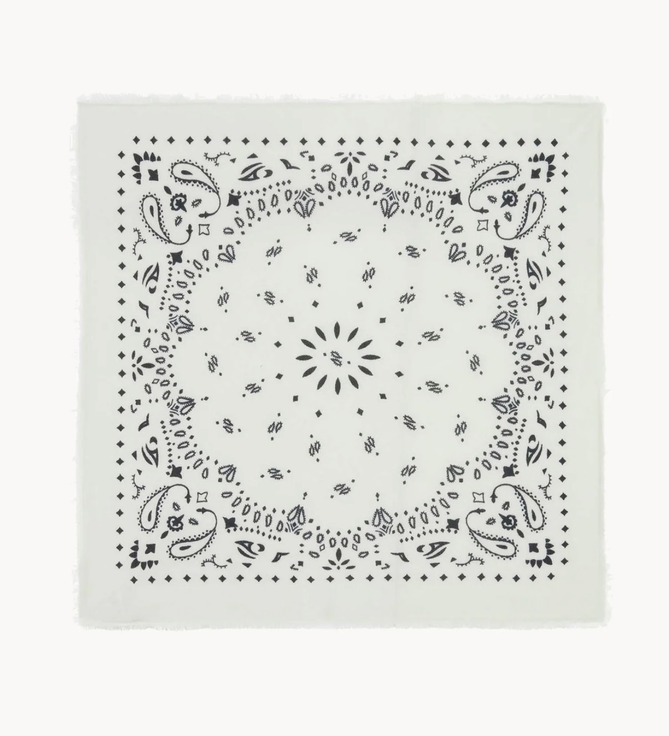 Kujten Şal - Büyük Boy - Oat White Rengi