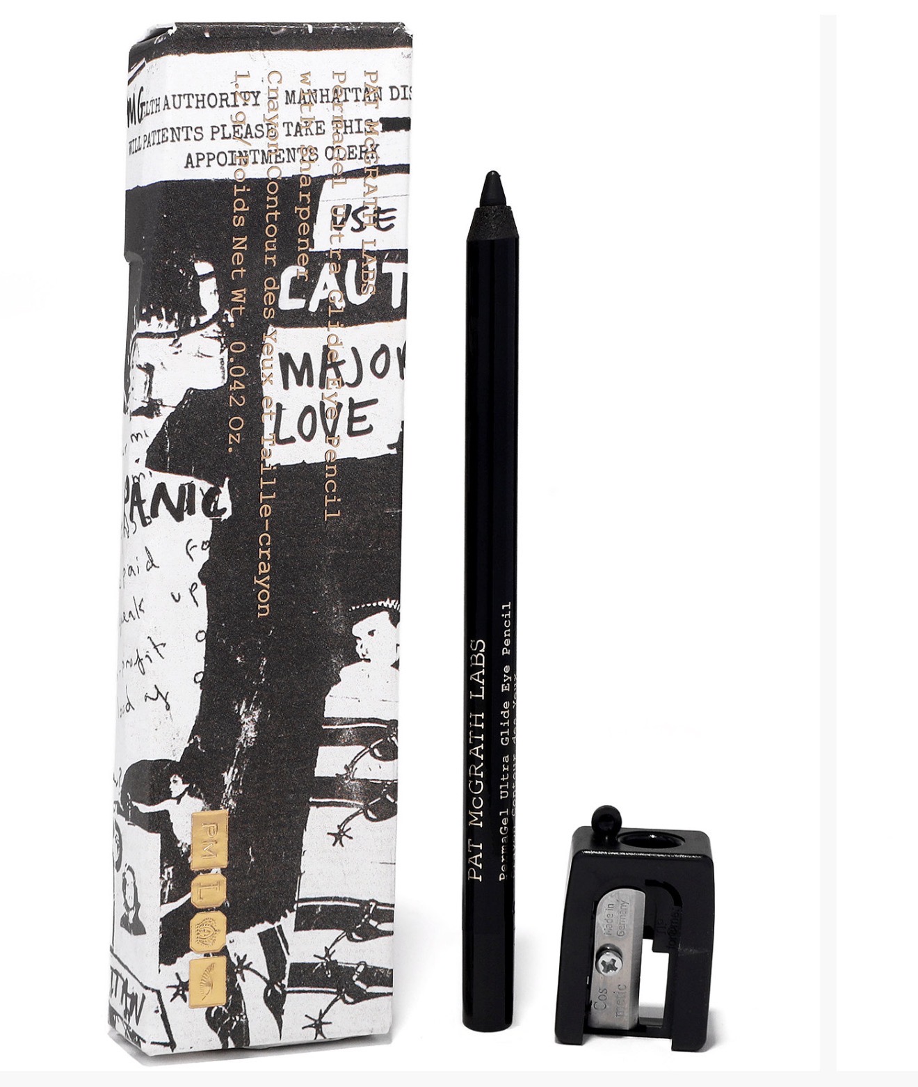 Pat McGrath Labs Siyah Göz Kalemi ve Kalemtıraş Set - 202 Xtreme Black Rengi