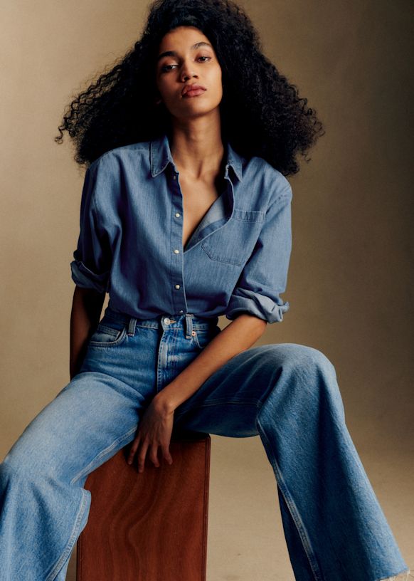 Sézane Max Kot Gömlek - 36 beden