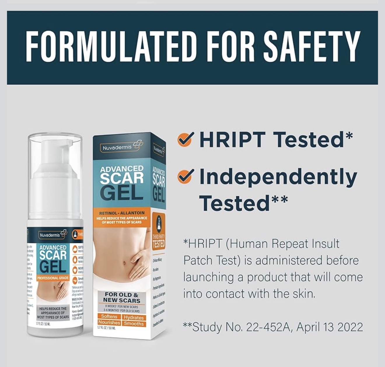 Nuvadermis Gelişmiş Yara İzi Jeli